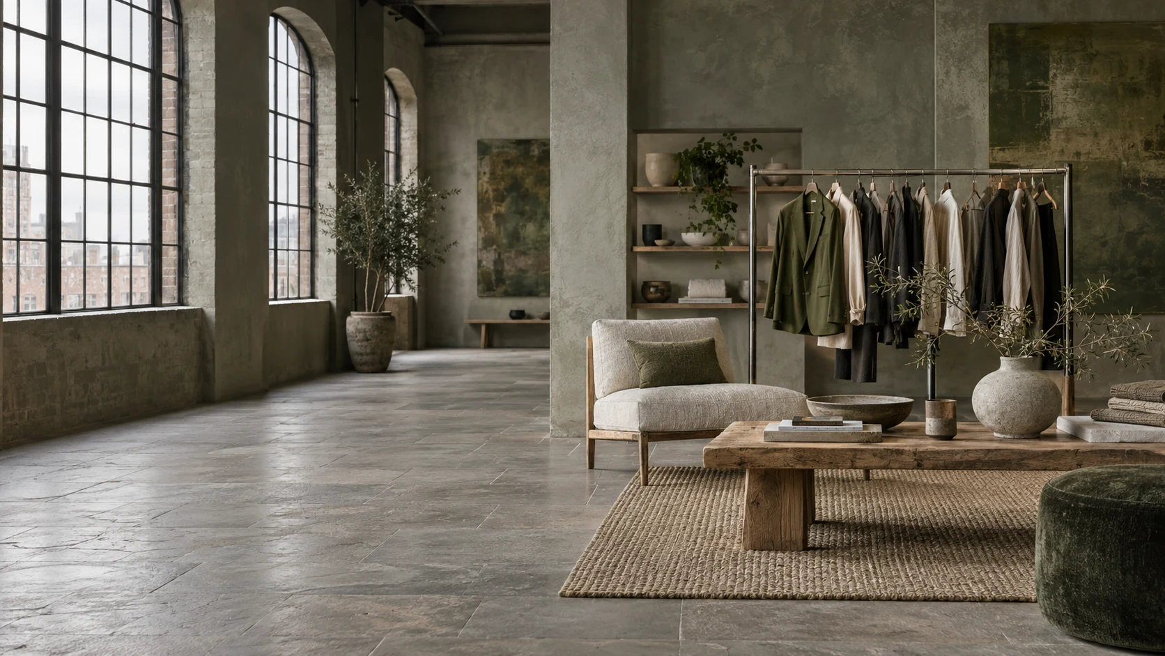 Illustrative clothing and home goods collection